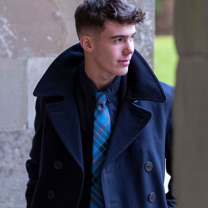 MacKay Blue Ancient Tartan Tie