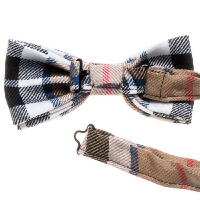 Thomson Camel Modern Tartan Bow Tie