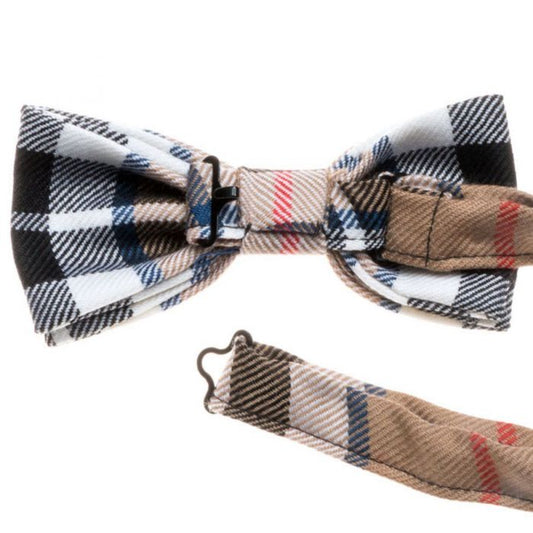 Thomson Camel Modern Tartan Bow Tie