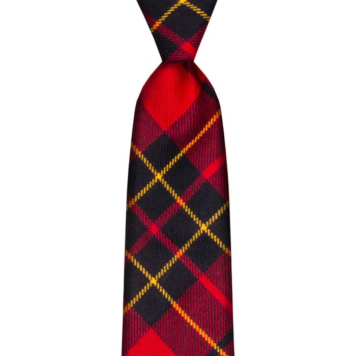 Brodie Red Modern Tartan Tie