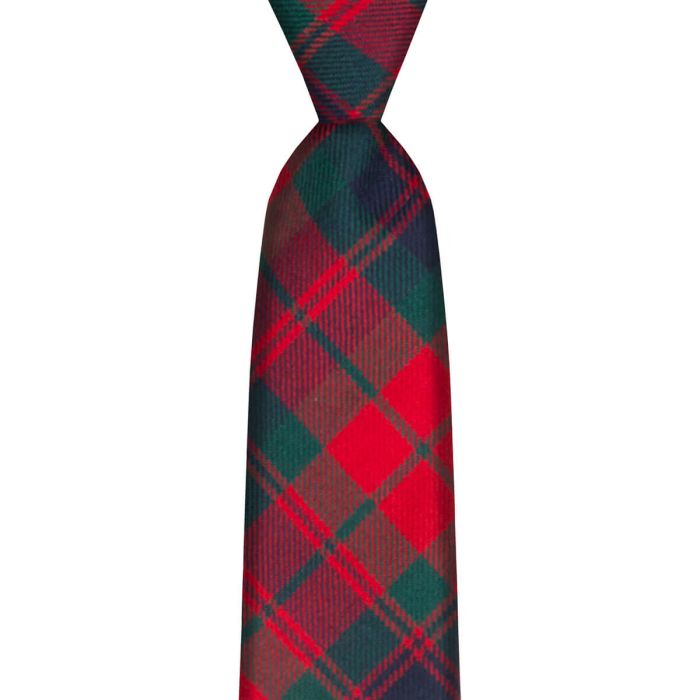 Fraser Red Modern Tartan Tie