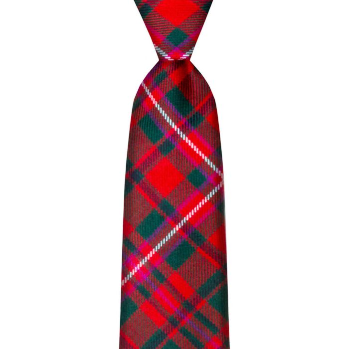 MacKinnon Red Modern Tartan Tie
