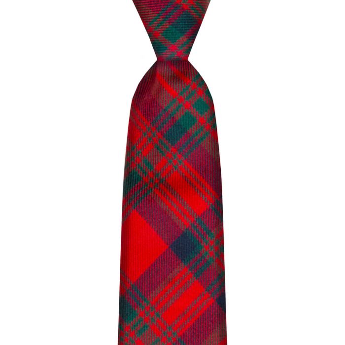 Matheson Red Modern Tartan Tie