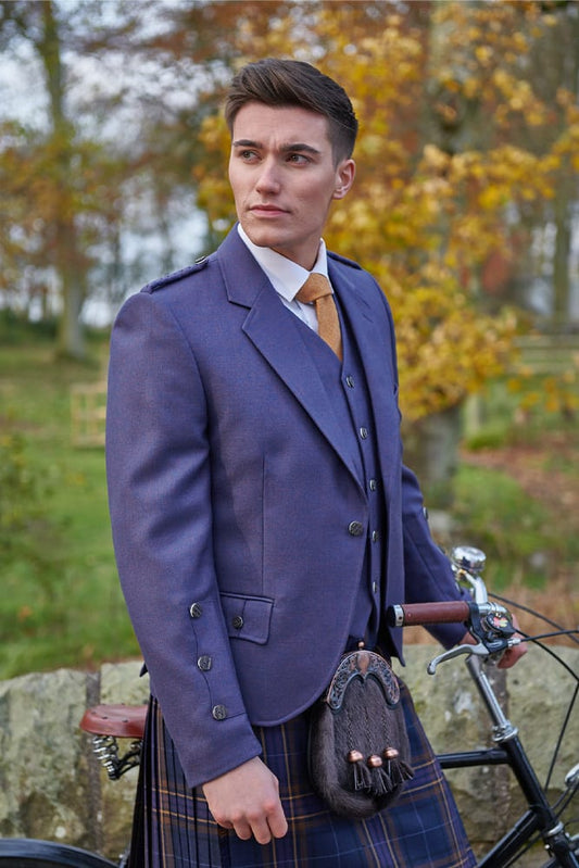 Mens | Crail Jacket & Waistcoat | Twilight