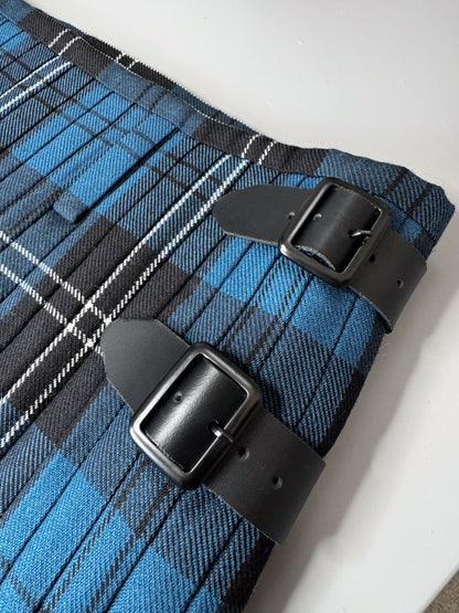 Mens | Traditional Heavy Weight Kilt | Ramsay Blue