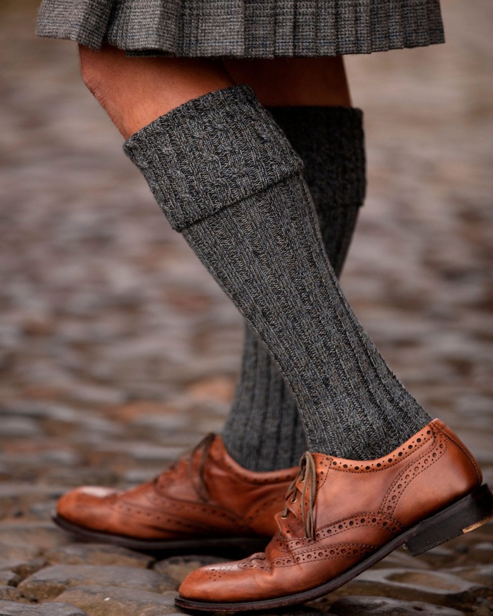 "Hebridean" | Merino Wool Blend | Kilt Socks