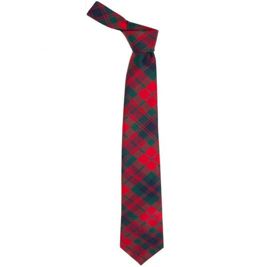 Fraser Red Modern Tartan Tie